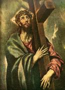 El Greco christ bearing the cross oil painting